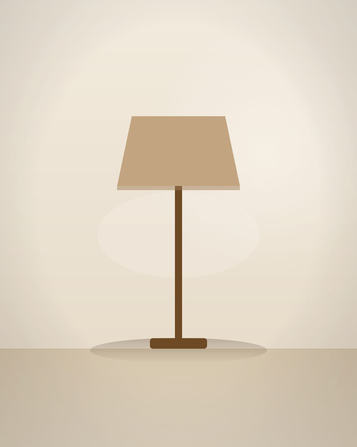 Birch Floor Lamp