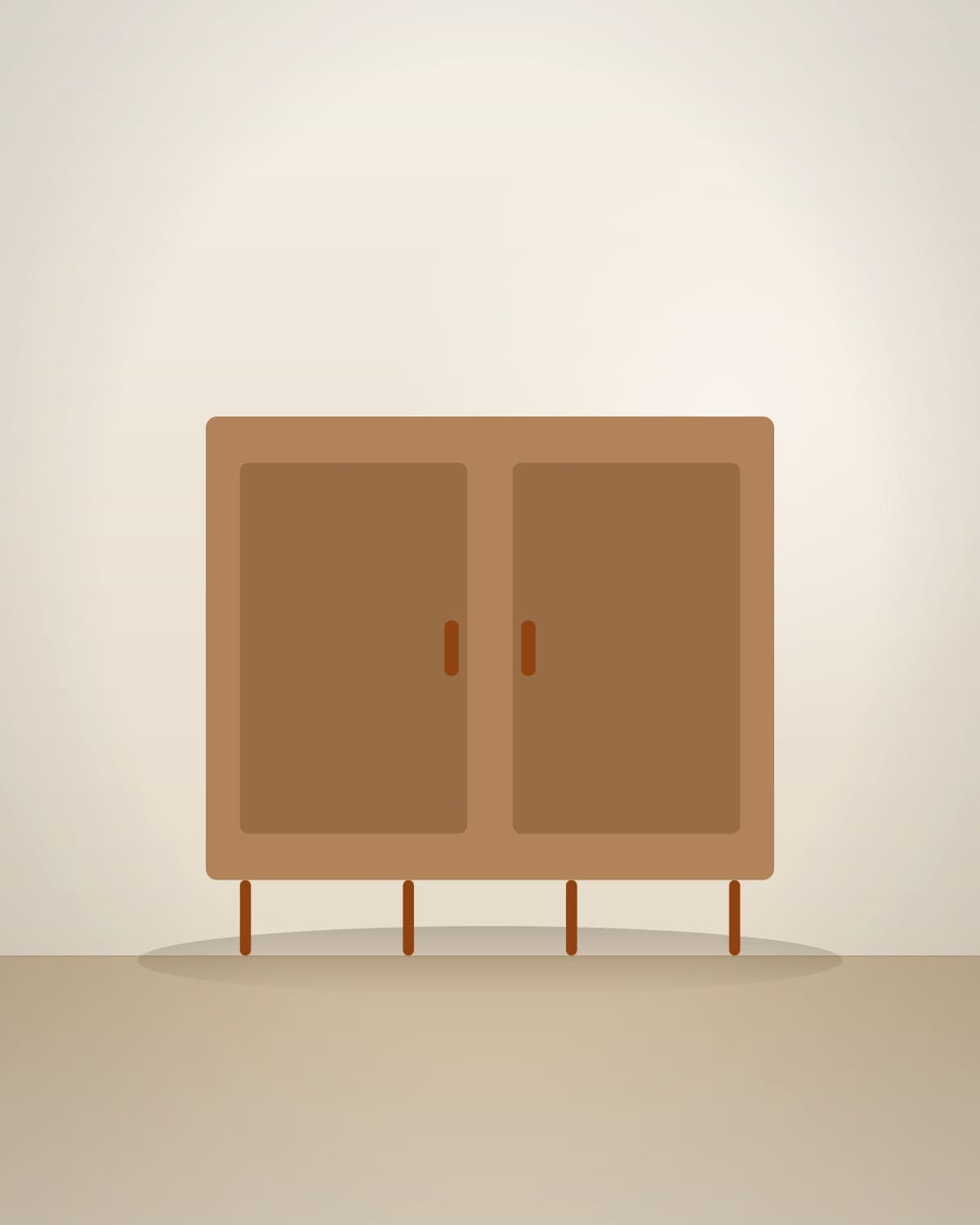 Ferndale Cane Cabinet