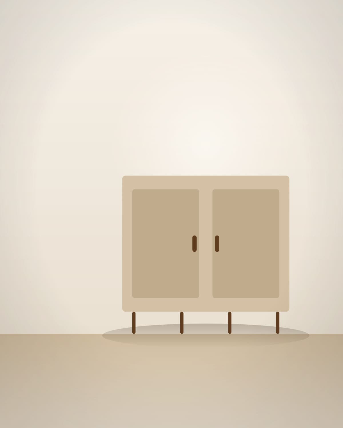Ferndale Cane Cabinet, view 3