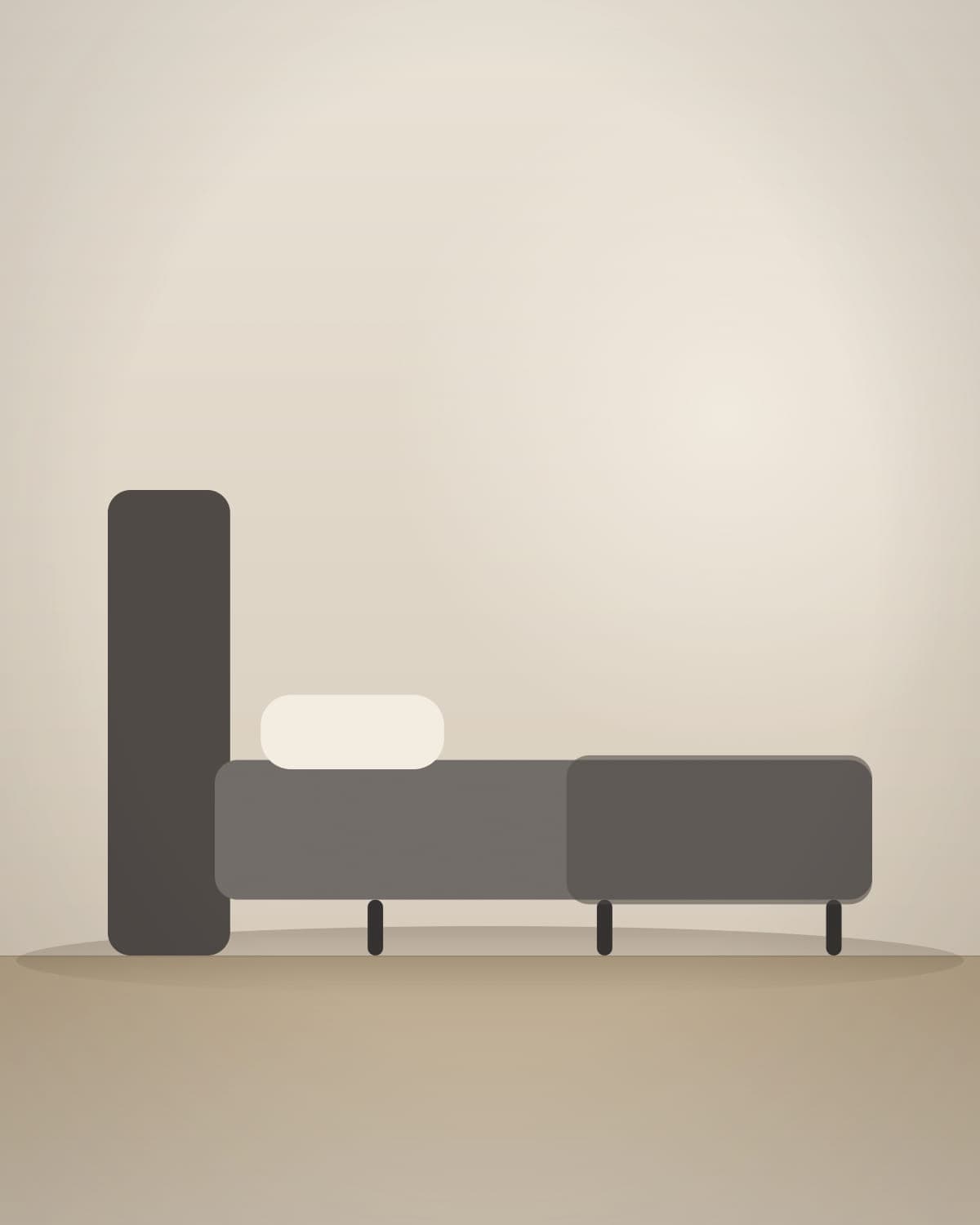 Sable Upholstered Bed